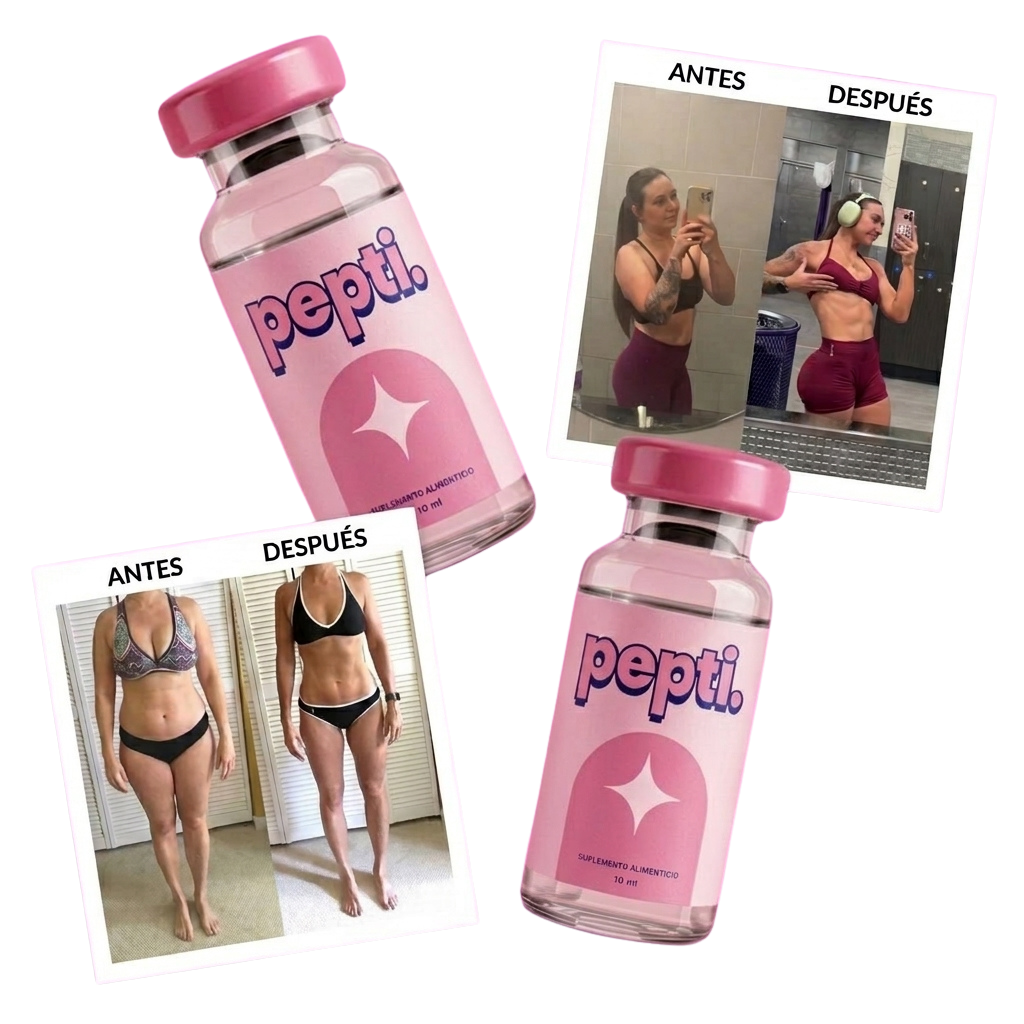 Frascos de Pepti Collagen y Pepti Burn